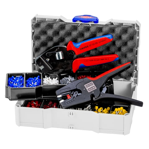 Crimp-Sortiment Für Aderendhülsen 1 x 12 42 195, 1 x 97 53 0, 8, 9 x Aderendhülsen Sets | 97 90 17