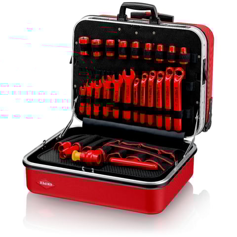 Caixa de ferramentas "BIG Twin Move RED" Competência Elétrica 42-teilig | 98 99 15