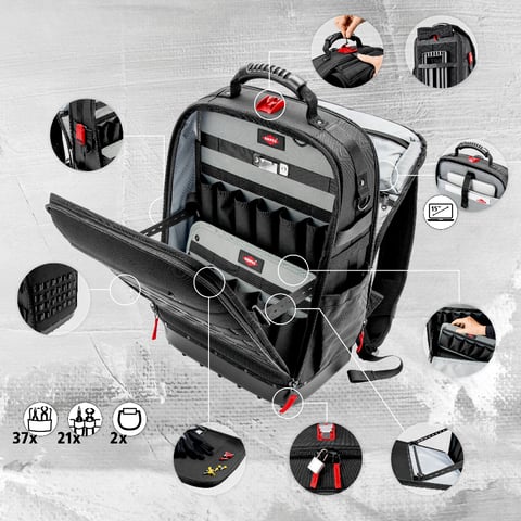 Werkzeugrucksack Modular X18 Mechanik 56-teilig | 00 21 50 M