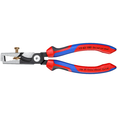 KNIPEX StriX® Abisolierzangen mit Kabelschere | 13 62 180
