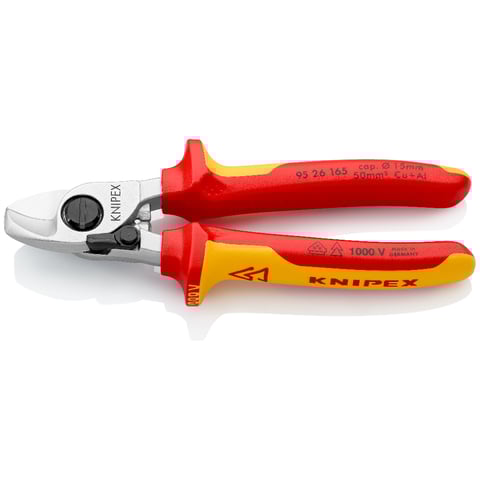Cable Shears With opening spring | KNIPEX