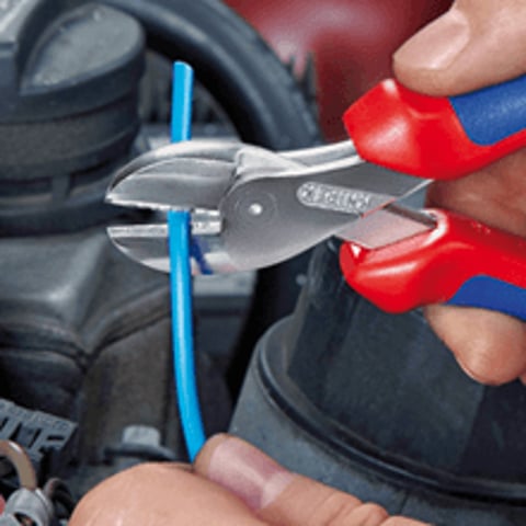 Tronchese Laterale Knipex 200 Mm - Cromato, Isolato VDE, Per Meccanica, 74 06 200