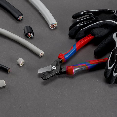 KNIPEX StepCut® XL ステップカット付きケーブルカッター | KNIPEX