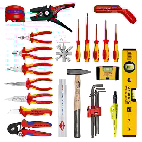 กระเป๋าใส่เครื่องมือ Modular X18 Electric อุปกรณ์ 22 ชิ้น | 00 21 50 E