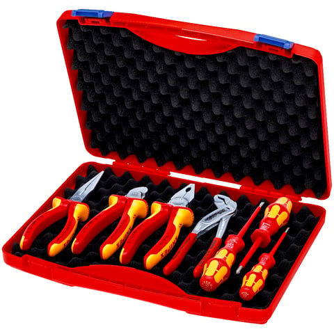 Werkzeug-Box "RED" Elektro Set 2 7-teilig | 00 21 15