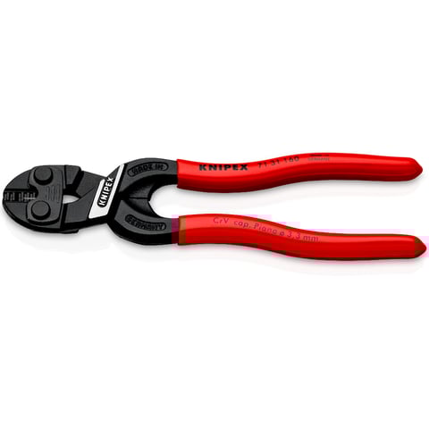 棉音ページ KNIPEX CoBolt® S 小型ボルトカッター 刃先にくぼみあり | KNIPEX