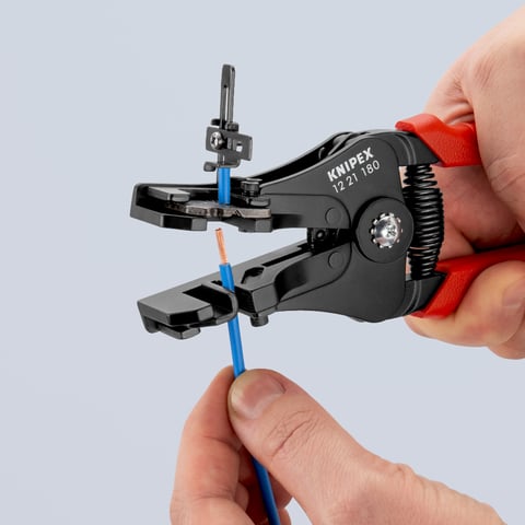 絶縁ストリッパー 形状刃付き | KNIPEX