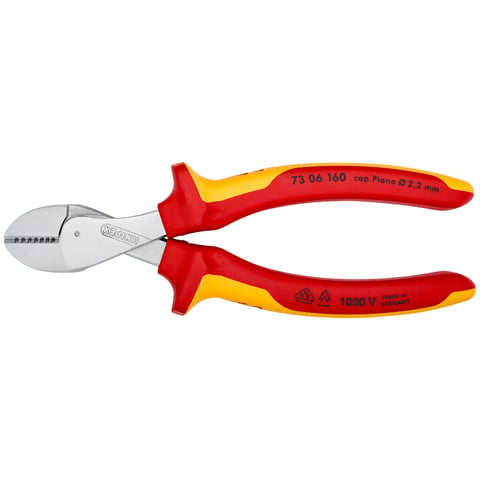 KNIPEX X-Cut® Compact Diagonal Cutter High lever transmission | KNIPEX