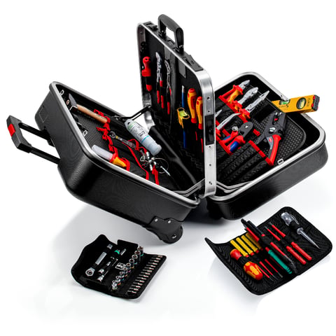 Werkzeugkoffer "BIG Twin Move" Elektro 66-teilig | 00 21 41