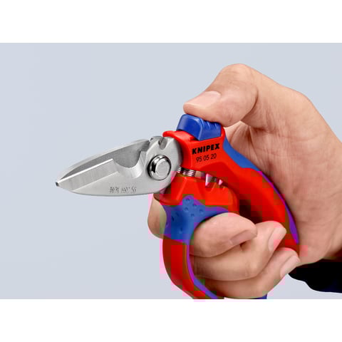 Gewinkelte Elektrikerschere | 95 05 20 SB