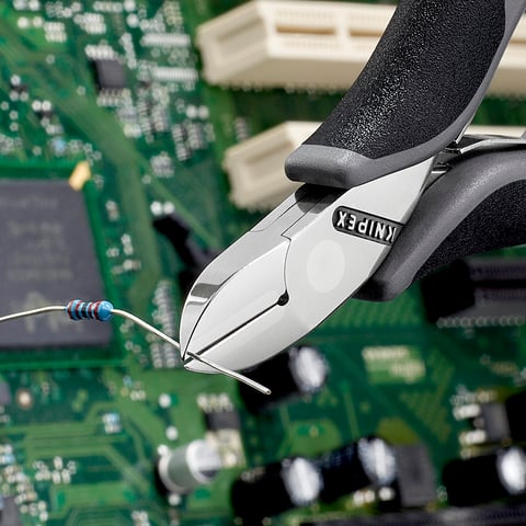 Electronics Diagonal Cutters ESD With box joint | KNIPEX