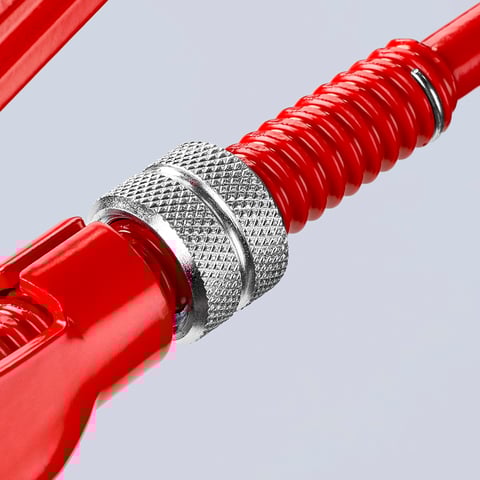 Giratubi Con Ganasce A S Regolazione Rapida - 330mm, Verniciato Grigio, Per Idraulica