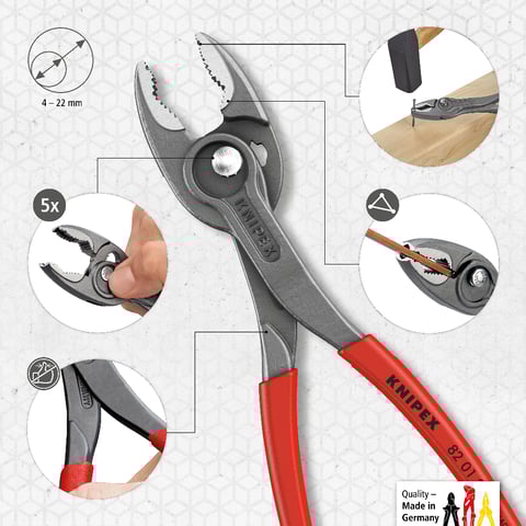 ブッチニー KNIPEX TwinGrip FRONT AND SIDE GRIPPING PLIERS | KNIPEX