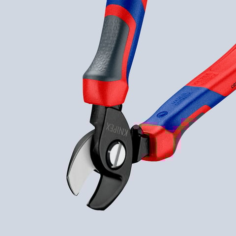 クニペックス KNIPEX 9512-165TBK ケーブルカッター 落下防止 (BK) クニペックス KNIPEX KNIPEX(クニペックス) ケーブルカッター 165mm