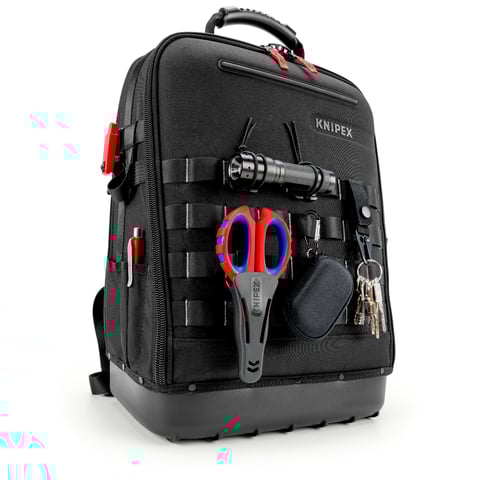 クニペックス KNIPEX 002150LE ツールバックパック モジュラーX18 ブラック 002150LE KNIPEX 002150LE ツールバックパック モジュラーX18 | WORLD IMPORT TOOLS