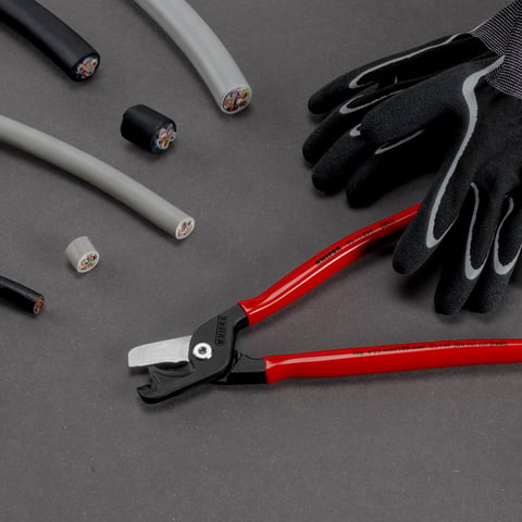 KNIPEX StepCut® XL Kabelschere mit Stufenschnitt | 95 11 225