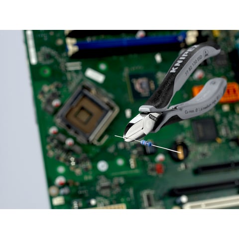 Elektronik-Seitenschneider ESD Mit durchgestecktem Gelenk | 77 82 130 ESD