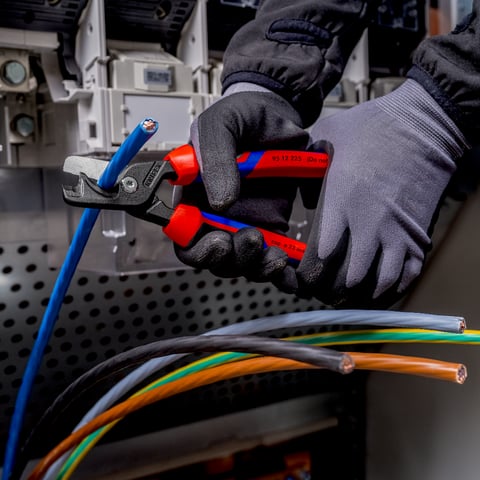 KNIPEX StepCut® XL Foarfeci pentru cablu cu tăiere în pași | KNIPEX