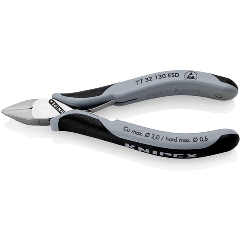 Knipex 77 32 120 H Elektronica-zijsnijtang 120 mm met snijkant uit hard