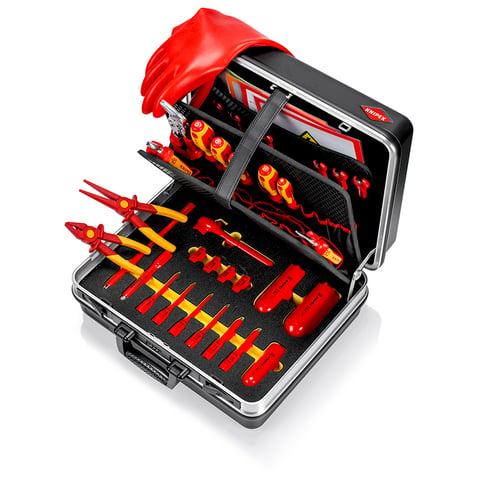 Knipex Schroevendraaier voor kruiskopschroeven Phillips gebruineerd, geïsoleerde meercomponenten-greep, VDE-getest 270 mm 98 24 03