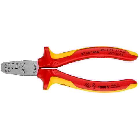 Crimping Pliers for wire ferrules | 97 68 145 A