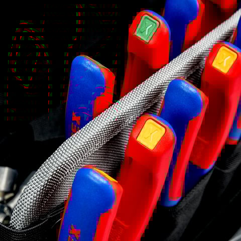 ColorCode Clips red (10 pieces) | KNIPEX