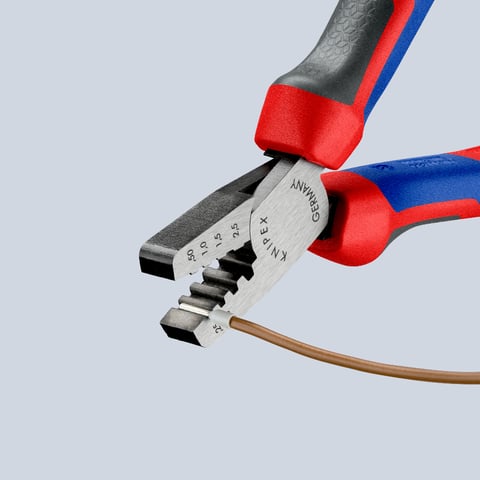 Crimping Pliers for wire ferrules | KNIPEX