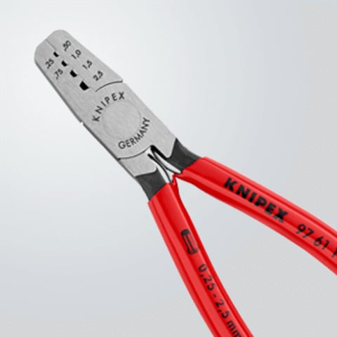 Crimping Pliers for wire ferrules | KNIPEX