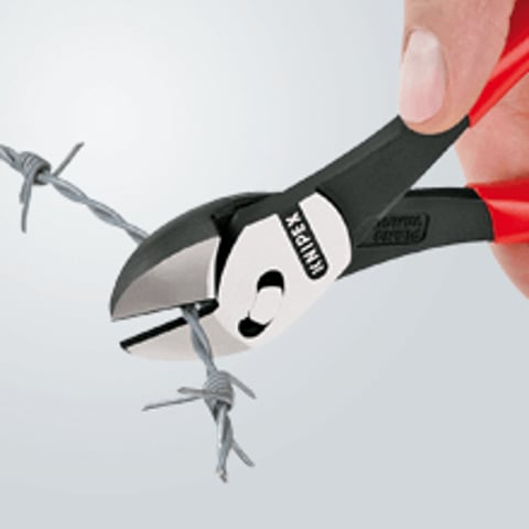 KNIPEX TwinForce® Hochleistungs-Seitenschneider | 73 71 180