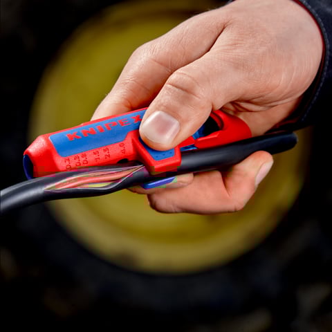 KNIPEX ErgoStrip® PV Abmantelungswerkzeug | 16 95 03 SB
