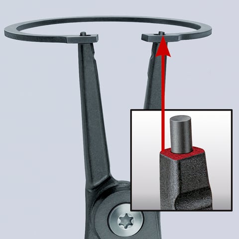 Pince de précision pour circlips Pour circlips extérieurs d'arbre | 49 11 A2