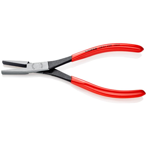 KNIPEX 28 21 200 Long Reach Needle Nose Pliers Plastic Coated Black Atramentized 200 Mm