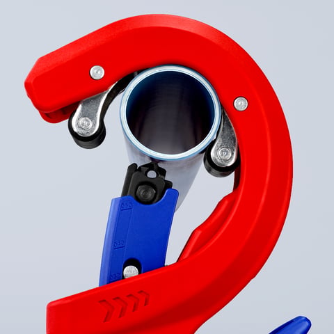 KNIPEX DP50 Rohrschneider für dünnwandige Kunststoff-Abflussrohre | 90 23 01 BK
