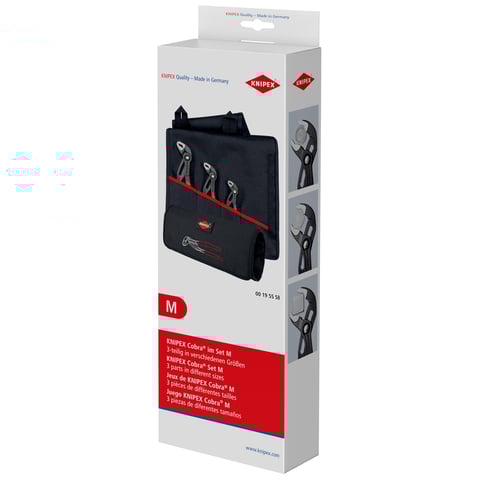 KNIPEX Cobra®-Set 1 x 87 01 125, 1 x 87 01 180, 1 x 87 01 250 | 00 19 55 S8