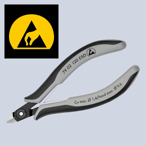 Knipex Electronics End Cutting Nippers W/ Small Bevel - MultiGrip