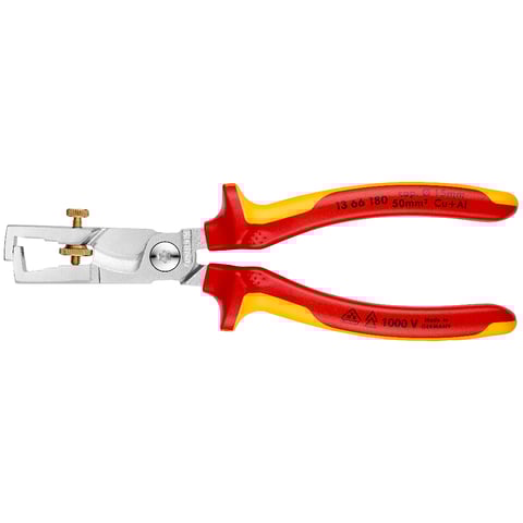 KNIPEX StriX® Abisolierzangen mit Kabelschere | 13 66 180