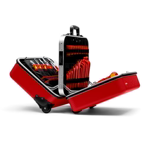 Caixa de ferramentas "BIG Twin Move RED" Competência Elétrica 42-teilig | 98 99 15