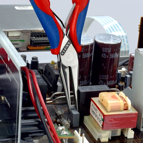 Elektronik-Greifzange Mit durchgestecktem Gelenk | 35 52 145