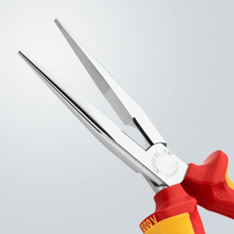 Snipe Nose Side Cutting Pliers (Stork Beak Pliers) | KNIPEX