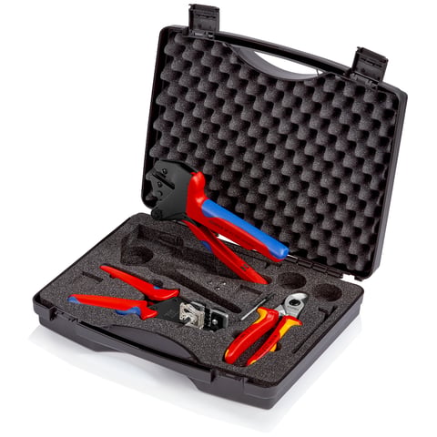 クニペックス (KNIPEX) 工具セット KNIPEX 9791-01 太陽光発電用工具セット 9791-01 wyw801m 送料無料】 KNIPEX クニペックス 太陽光発電用工具セット 3点 9791-01