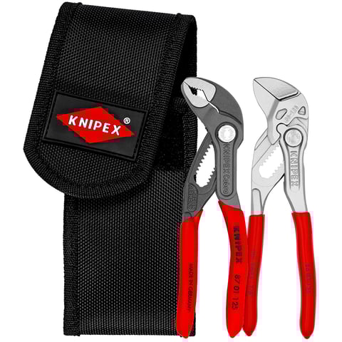 Mini pliers set In belt tool pouch 1 x 87 01 125, 1 x 86 03 125