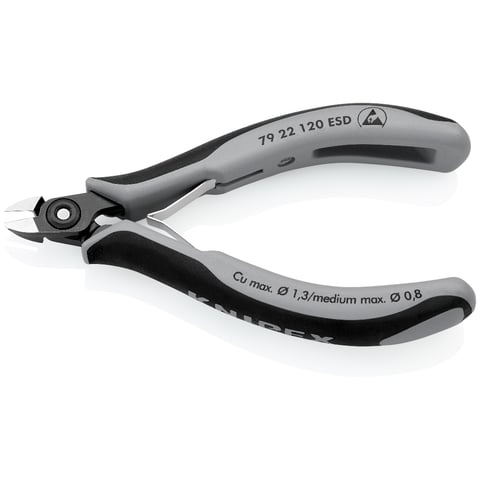 4★新品タグ付き★ Irregular cutter combination Knipex 79 22 120 ESD Diagonal Cutter ESD 4,72