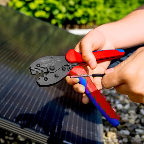 KNIPEX PreciForce Crimping pliers for MC4®/MC4® Evo 2 connectors