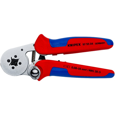 エンドスリーブ用自動調整圧着プライヤー サイドから挿入可能 | KNIPEX