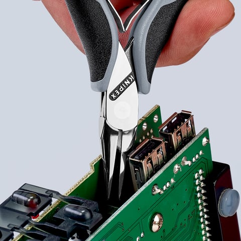 Szczypce ESD dla elektroników Ze złączem wsuwkowym | KNIPEX