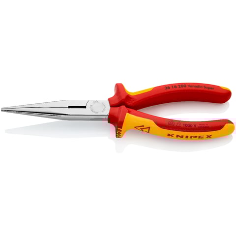 カッター付き平丸型プライヤー （くちばし型プライヤー） | KNIPEX