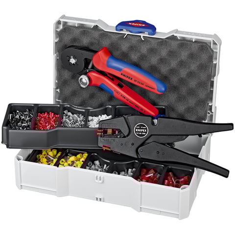 Crimp-Sortiment Für Aderendhülsen 1 x 12 40 200, 1 x 97 53 04, 8 x Aderendhülsen-Sets | 97 90 10