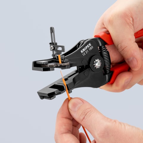 絶縁ストリッパー 形状刃付き | KNIPEX