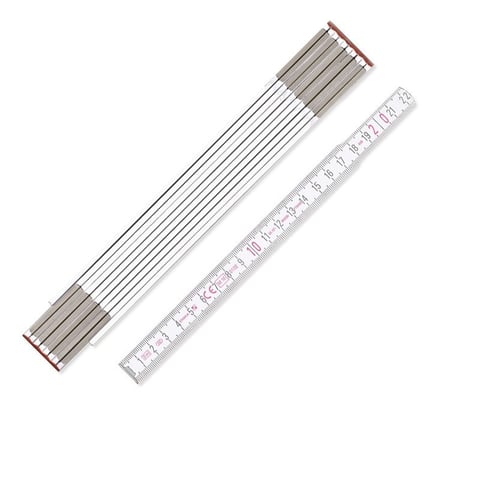 Holzgliedermaßstab Typ 1607 weiss | 9S 01114