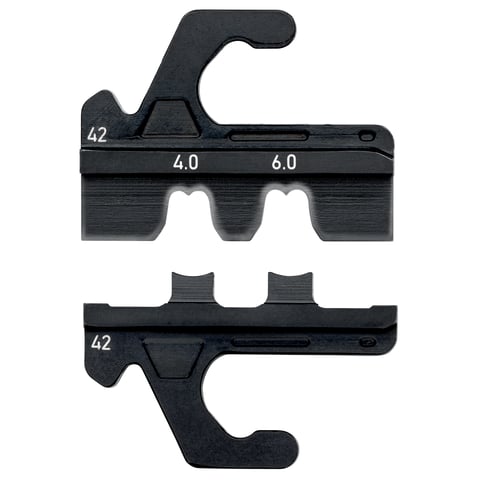 Die set For MC4®/MC4® EVO 2 connectors with 4 / 6 mm² | KNIPEX